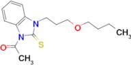 1-[3-(3-Butoxy-propyl)-2-thioxo-2,3-dihydro-benzoimidazol-1-yl]-ethanone