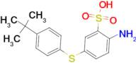 2-Amino-5-(4-tert-butyl-phenylsulfanyl)-benzenesulfonic acid