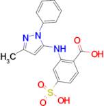 2-(5-Methyl-2-phenyl-2H-pyrazol-3-ylamino)-4-sulfo-benzoic acid