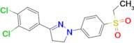 3-(3,4-Dichloro-phenyl)-1-(4-ethanesulfonyl-phenyl)-4,5-dihydro-1H-pyrazole