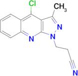 3-(4-Chloro-3-methyl-pyrazolo[3,4-b]quinolin-1-yl)-propionitrile
