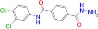 N-(3,4-DICHLORO-PHENYL)-4-HYDRAZINOCARBONYL-BENZAMIDE