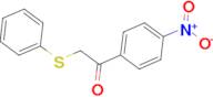 1-(4-NITRO-PHENYL)-2-PHENYLSULFANYL-ETHANONE