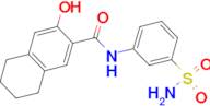 3-Hydroxy-5,6,7,8-tetrahydro-naphthalene-2-carboxylic acid (3-sulfamoyl-phenyl)-amide