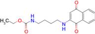 [4-(1,4-Dioxo-1,4-dihydro-naphthalen-2-ylamino)-butyl]-carbamic acid ethyl ester