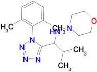 {1-[1-(2,6-Dimethyl-phenyl)-1H-tetrazol-5-yl]-2-methyl-propyl}-morpholin-4-yl-amine