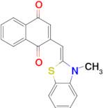 2-(3-Methyl-3H-benzothiazol-2-ylidenemethyl)-[1,4]naphthoquinone