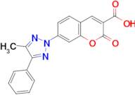 7-(4-Methyl-5-phenyl-[1,2,3]triazol-2-yl)-2-oxo-2H-chromene-3-carboxylic acid