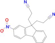 3-[9-(2-Cyano-ethyl)-2-nitro-9H-fluoren-9-yl]-propionitrile