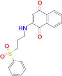 2-(3-Benzenesulfonyl-propylamino)-[1,4]naphthoquinone