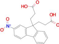 3-[9-(2-Carboxy-ethyl)-2-nitro-9H-fluoren-9-yl]-propionic acid