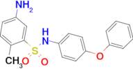 5-Amino-2-methyl-N-(4-phenoxy-phenyl)-benzenesulfonamide