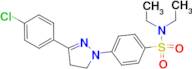 4-[3-(4-Chloro-phenyl)-4,5-dihydro-pyrazol-1-yl]-N,N-diethyl-benzenesulfonamide