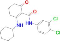 2-Cyclohexylamino-6-oxo-cyclohex-1-enecarboxylic acid (3,4-dichloro-phenyl)-amide