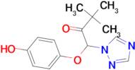 1-(4-Hydroxy-phenoxy)-3,3-dimethyl-1-[1,2,4]triazol-1-yl-butan-2-one