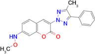 7-Methoxyamino-3-(4-methyl-5-phenyl-[1,2,3]triazol-2-yl)-chromen-2-one