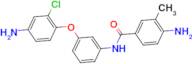 4-Amino-N-[3-(4-amino-2-chloro-phenoxy)-phenyl]-3-methyl-benzamide