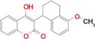 4-Hydroxy-3-(5-methoxy-1,2,3,4-tetrahydro-naphthalen-1-yl)-chromen-2-one