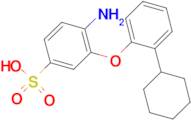 4-Amino-3-(2-cyclohexyl-phenoxy)-benzenesulfonic acid