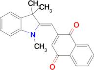 2-(1,3,3-Trimethyl-1,3-dihydro-indol-2-ylidenemethyl)-[1,4]naphthoquinone