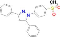 1-(4-Methanesulfonyl-phenyl)-3,5-diphenyl-4,5-dihydro-1H-pyrazole