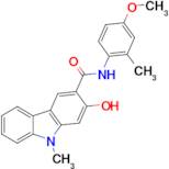 2-Hydroxy-9-methyl-9H-carbazole-3-carboxylic acid (4-methoxy-2-methyl-phenyl)-amide