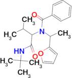 N-(1-tert-Butylcarbamoyl-2-methyl-propyl)-N-(1-furan-2-yl-ethyl)-benzamide