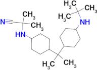 2-{4-[1-(4-tert-Butylamino-cyclohexyl)-1-methyl-ethyl]-cyclohexylamino}-2-methyl-propionitrile