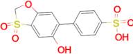 4-(5-Hydroxy-3,3-dioxo-2,3-dihydro-36-benzo[1,3]oxathiol-6-yl)-benzenesulfonic acid