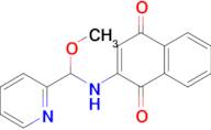 2-[(Methoxy-pyridin-2-yl-methyl)-amino]-[1,4]naphthoquinone