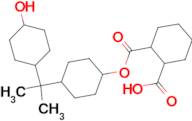 Cyclohexane-1,2-dicarboxylic acid mono-{4-[1-(4-hydroxy-cyclohexyl)-1-methyl-ethyl]-cyclohexyl} es…