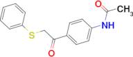 N-[4-(2-PHENYLSULFANYL-ACETYL)-PHENYL]-ACETAMIDE