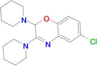 6-Chloro-2,3-di-piperidin-1-yl-2H-benzo[1,4]oxazine