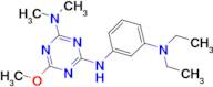 N-(3-Diethylamino-phenyl)-6-methoxy-N',N'-dimethyl-[1,3,5]triazine-2,4-diamine
