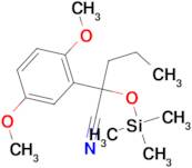 2-(2,5-Dimethoxy-phenyl)-2-trimethylsilanyloxy-pentanenitrile