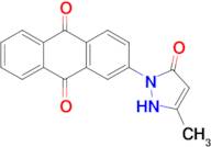 2-(3-Methyl-5-oxo-4,5-dihydro-pyrazol-1-yl)-anthraquinone