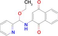 2-[(Ethoxy-pyridin-2-yl-methyl)-amino]-[1,4]naphthoquinone