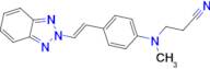 3-{[4-(2-Benzotriazol-2-yl-vinyl)-phenyl]-methyl-amino}-propionitrile