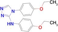 (4-Ethoxy-phenyl)-[4-(4-ethoxy-phenyl)-4H-[1,2,4]triazol-3-yl]-amine