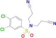 3,4-Dichloro-N,N-bis-(2-cyano-ethyl)-benzenesulfonamide