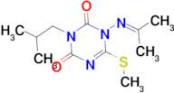 3-Isobutyl-1-isopropylideneamino-6-methylsulfanyl-1H-[1,3,5]triazine-2,4-dione