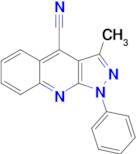 3-Methyl-1-phenyl-1H-pyrazolo[3,4-b]quinoline-4-carbonitrile