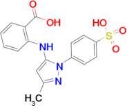 2-[5-Methyl-2-(4-sulfo-phenyl)-2H-pyrazol-3-ylamino]-benzoic acid