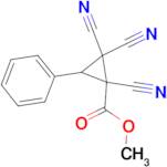 1,2,2-Tricyano-3-phenyl-cyclopropanecarboxylic acid methyl ester
