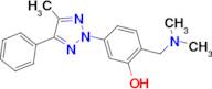 2-Dimethylaminomethyl-5-(4-methyl-5-phenyl-[1,2,3]triazol-2-yl)-phenol