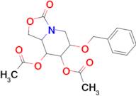 Acetic acid 7-acetoxy-6-benzyloxy-3-oxo-hexahydro-oxazolo[3,4-a]pyridin-8-yl ester