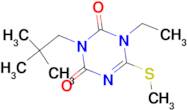3-(2,2-Dimethyl-propyl)-1-ethyl-6-methylsulfanyl-1H-[1,3,5]triazine-2,4-dione
