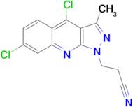 3-(4,7-Dichloro-3-methyl-pyrazolo[3,4-b]quinolin-1-yl)-propionitrile