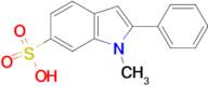 1-Methyl-2-phenyl-1H-indole-6-sulfonic acid