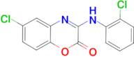 6-Chloro-3-(2-chloro-phenylamino)-benzo[1,4]oxazin-2-one